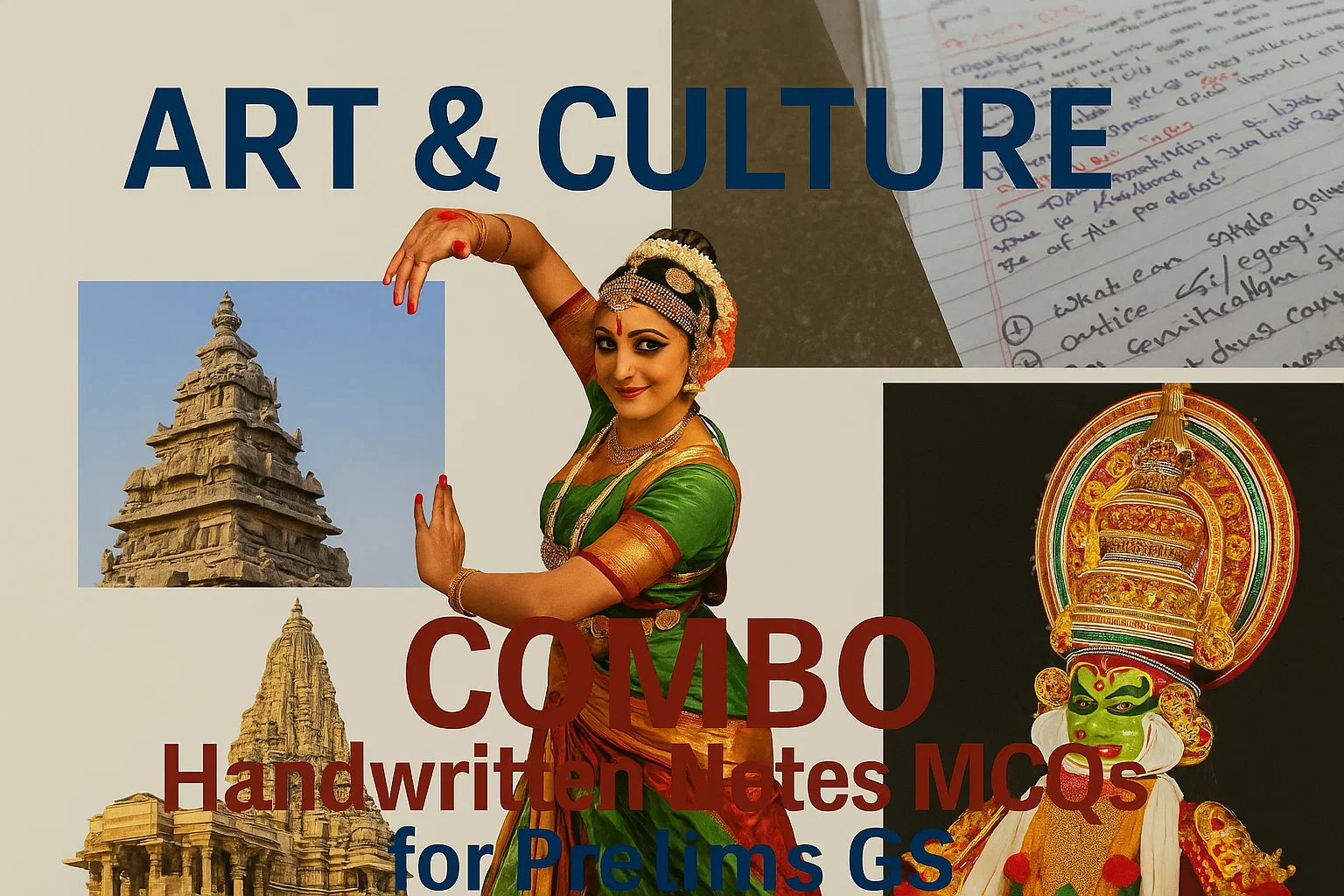 Art & Culture Notes & MCQs Combo